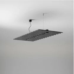 AQFORM AQfelt RAFTER WAVE points LED section suspended 59900 office