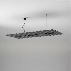 AQFORM AQfelt RAFTER WAVE points LED section suspended 59900 office