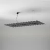 AQFORM AQfelt RAFTER WAVE points LED section suspended 59900 office