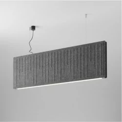 AQFORM AQfelt STAVE RAFTER LED suspended 59898 acoustic lamp