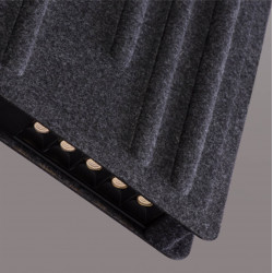 AQFORM AQfelt STAVE RAFTER points LED section suspended 59863 made of felt