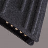 AQFORM AQfelt STAVE RAFTER points LED section suspended 59863 made of felt