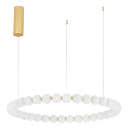 LUCES MOCA LE42749 pendant LED lamp 72W gold + white balls LUCES MOCA LE42749 pendant LED lamp 72W gold + white balls