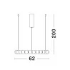 LUCES MOCA LE42748 pendant LED lamp 54W