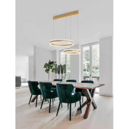 LUCES LUCES COLIMA LE42754  gold pendant lamp 40cm-80cm LED 124W