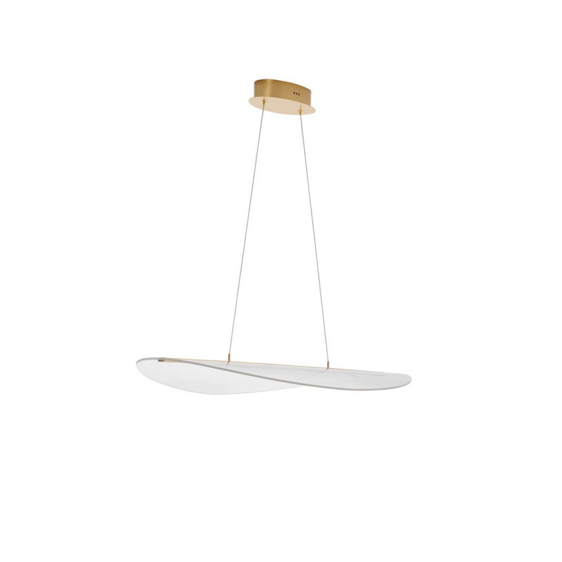 LUCES COLIMA LE42755 hanging lamp LED 31W transparent + gold