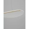 LUCES COLIMA LE42755 hanging lamp LED 31W transparent + gold