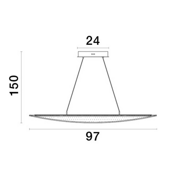 LUCES COLIMA LE42755 lampa wisząca LED 31W