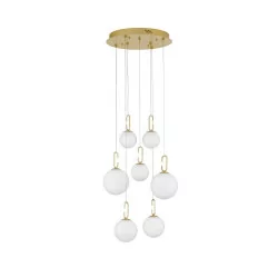 LUCES YARA LE42757 gold pendant lamp 52W white balls