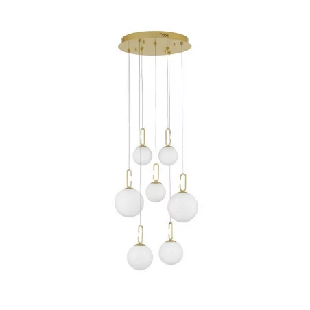 LUCES YARA LE42757 gold pendant lamp 52W white balls