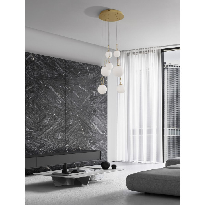 LUCES YARA LE42757 lampa wisząca LED 52W białe kule