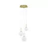 LUCES YARA LE42758 pendant LED lamp 25,8W gold + white balls