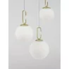 LUCES YARA LE42758 pendant LED lamp 25,8W gold + white balls