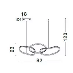 LUCES CELAYA LE42759 lampa wisząca LED 40W