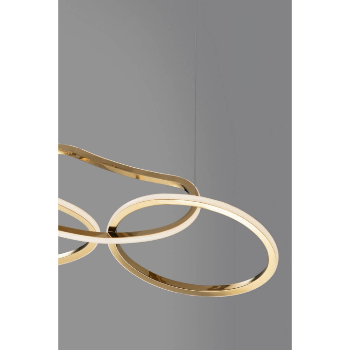 LUCES CELAYA LE42760 big, elegant pendant gold LED lamp 50W