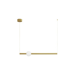 LUCES IGUALA LE42763 gold pendant LED lamp 10W + white ball 92cm