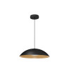 LUCES VALLES LE42805 pendant lamp LED white, black with wooden center