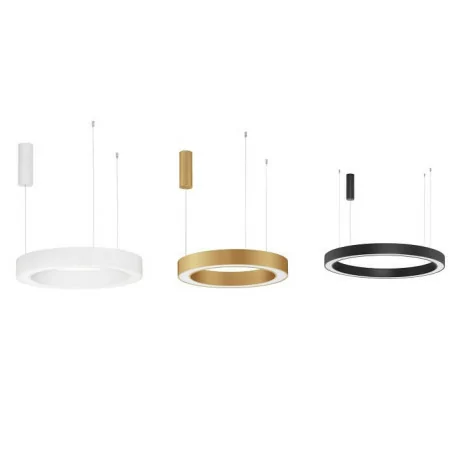 LUCES SONORA LE42807/8/9 pendant lamp LED 60cm-100cm wh, bk, gold