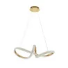 LUCES AMECA LE42817 hanging lamp LED 42W gold with acrylic decorations