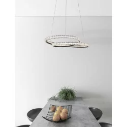 LUCESTEPIC LE42819 modern pendant LED lamp 45W black