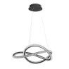 LUCES TEPIC LE42820 black elegant pendant LED lamp 56W silicon