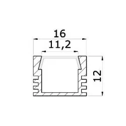 Profil led PDS 4 - ALU 1m