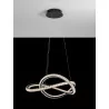 LUCES TEPIC LE42820 black elegant pendant LED lamp 56W silicon