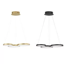 LUCES GARCIA LE42826/7 pendant LED lamp 28W gold or black