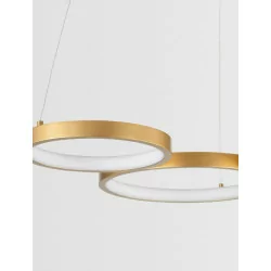 LUCES GARCIA LE42826/7 pendant LED lamp 28W gold or black