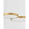 LUCES GARCIA LE42826/7 pendant LED lamp 28W gold or black