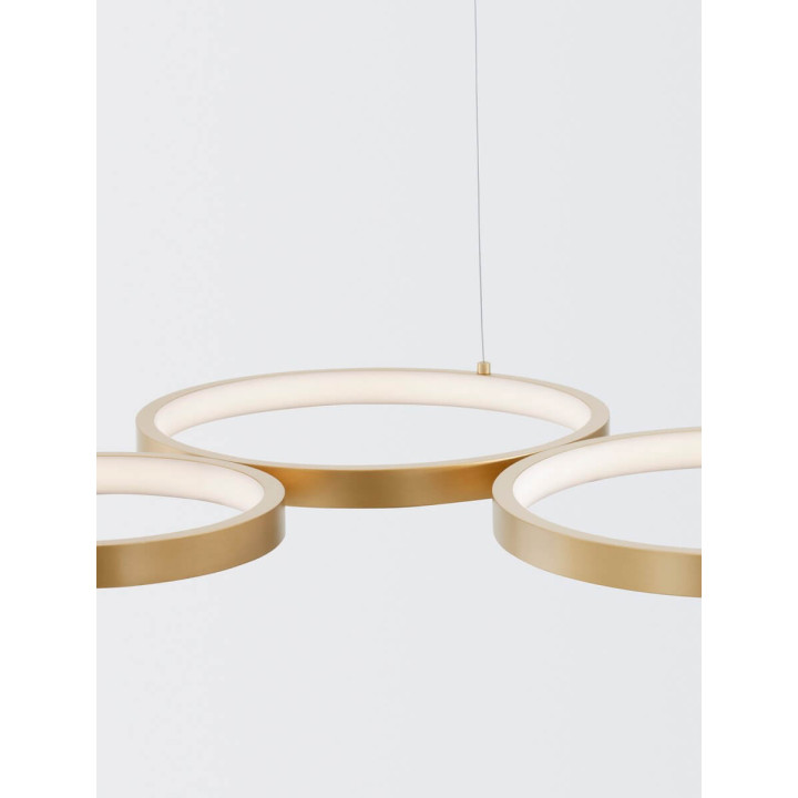 LUCES GARCIA LE42826/7 pendant LED lamp 28W gold or black