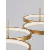 LUCES GARCIA LE42828/9 pendant LED lamp 41W gold black elegant style