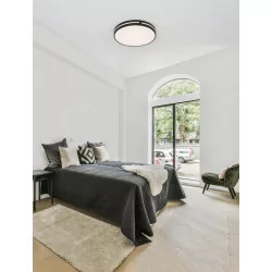 LUCESTIJUANA LE42832/3 ceiling LED white, black 30W dia 45cm