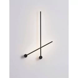 LUCES TECOMAN LE42850/1 oblong LED wall lamp 90cm white, black