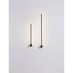 LUCES TECOMAN LE42850/1 oblong LED wall lamp 90cm white, black