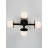 LUCES LE42887/92 URUAPAN gold, black ceiling plafond + white balls