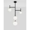 LUCES LE42883 URUAPAN black ceiling lamp 5xG9 white glass