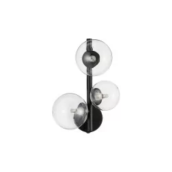 LUCES PARLA LE42882 black wall lamp 3 balls