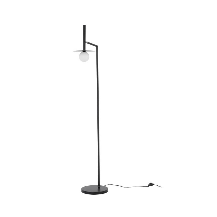 LUCES MORELOS LE42889 czarna lampa podłogowa 165cm kula 1xG9