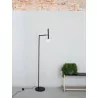 LUCES MORELOS LE42889 black floor lamp 165cm ball 1xG9