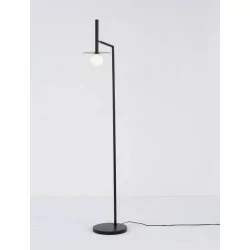 LUCES MORELOS LE42889 black floor lamp 165cm ball 1xG9