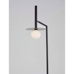 LUCES MORELOS LE42889 black floor lamp 165cm ball 1xG9