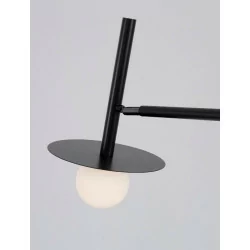 LUCES MORELOS LE42889 lampa podłogowa czarna 165cm