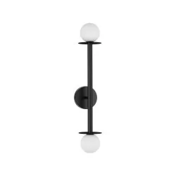 LUCES MORELOS LE42893, LE42894 gold, black wall lamp 2 balls