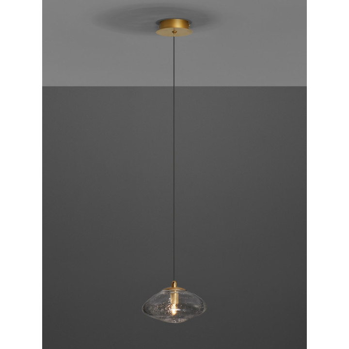 LUCES NAYARIT LE42897/8/9 złota wisząca vintage G9