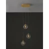 LUCES CABRAL LE42904 lampa wisząca złota 3xG9