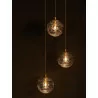 LUCES CABRAL LE42904 gold pendant lamp 3xG9 vintage and retro style