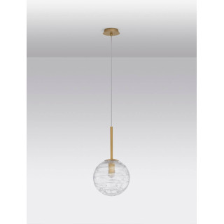 LUCES CABRAL LE42905 złota wisząca vintage 25cm