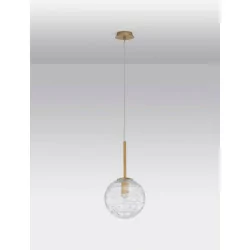 LUCES CABRAL LE42905 złota wisząca vintage 25cm