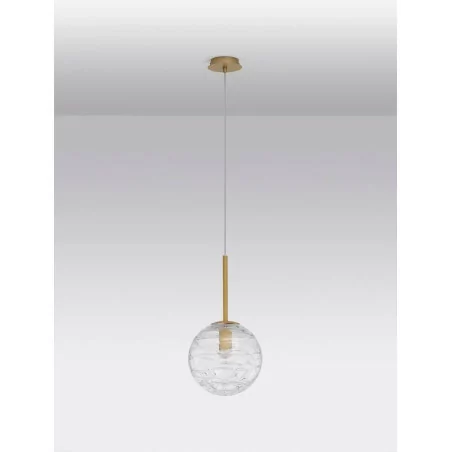 LUCES CABRAL LE42905 złota wisząca vintage 25cm